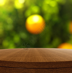 空木制圆桌和产品预产期的模糊背景店铺圆形商业桌子架子植物零售白色推介会空白图片