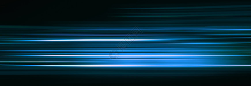 暗运动模糊效果中的抽象蓝光轨迹踪迹曲线墙纸时间黑色蓝色流动速度辉光小径图片