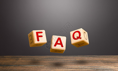 木块使单词缩写 FAQ 常见问题 为用户和客户提供方便的答案解释形式 说明和规则 避免频繁的错误 误解背景
