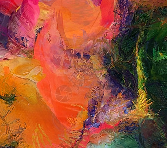 色彩多彩的抽象绘画划痕艺术品调色板笔触中风水彩运动刷子染料漩涡图片