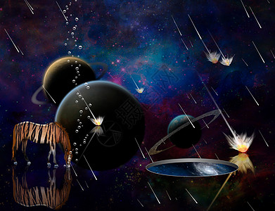 气象淋浴科学星系场地圆圈宇宙地球环绕星云外星人腰带图片