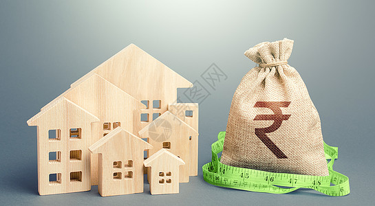 住宅和印度卢比钱袋 抵押贷款 代购 价格公道 城市市政预算 房地产估价 建筑和维修费用的计算图片