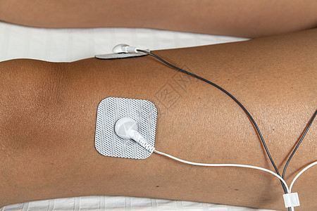 TENS 和 EMS 机器的自我粘合电极电气电脉冲刺激技术软垫病人疼痛卫生震惊按摩图片
