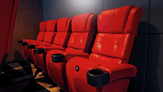 红色皮革电影院影院座椅剧院戏剧娱乐地面投影仪歌剧观众时间座位投影图片