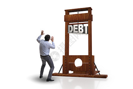 重债商业概念中的商务人士经济商务预算投资兴趣人士破产刀具银行压力图片