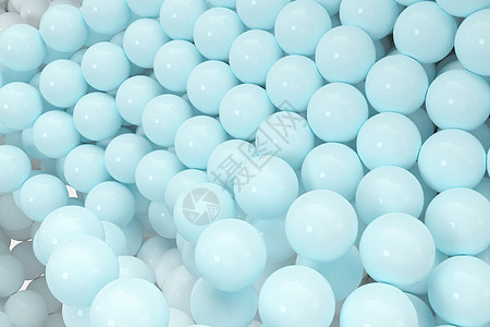 光滑的球聚集在一起 抽象的背景 3D投影游戏乐趣圆形气泡快乐塑料喜悦创造力糖果渲染图片