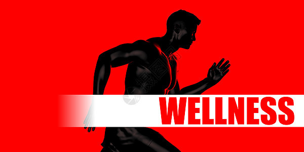 福利概念男人训练运动黑色红色背景图片