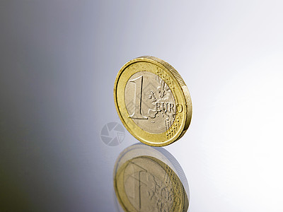 一欧元白色价格金属硬币财政商业圆圈灰色金子贸易图片