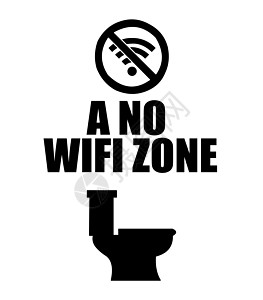 一个无网络自由区上网wifi思想家思考互联网游戏洗手间思维男人浴室背景图片