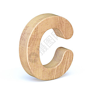 圆木木字体 C3D 字母背景图片