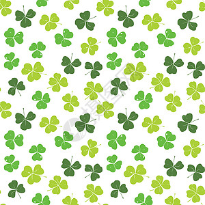 圣帕特里克日符号 爱尔兰幸运的假背景   info plain插图绘画植物群宗教庆典绿色花瓣财富草图叶子图片