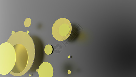 彩色背景上的黄色金属和不透明圆圈和圆柱体 图形设计的抽象背景与透明玻璃形状 3d 渲染图戒指推介会插图圆柱形阴影气泡墙纸汽缸几何背景图片