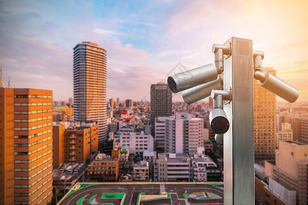 安保摄像头监视CCTV记录视频景观隐私安全监控凸轮城市警卫电路图片