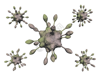 具有多种延续性的奇特病原体病菌科学噬菌体触手细菌流行病怪物众生药品传染图片