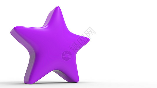 3d 紫外星在彩色背景上的紫外星 金星的出品和插图用于溢价审查奢华横幅辉光礼物庆典紫色班级艺术金子优胜者图片