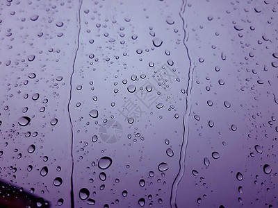 雨滴水滴波纹宏观蓝色反射天空气泡环境液体窗户图片