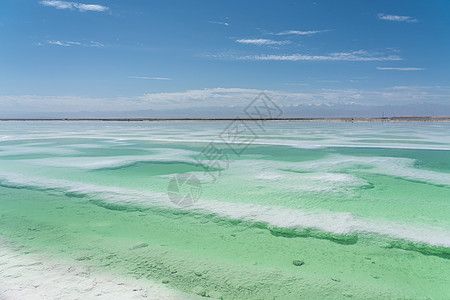 盐湖 自然景观的连环航行盐水盐度池塘天线曲线旅游荒野场景水池湖泊图片