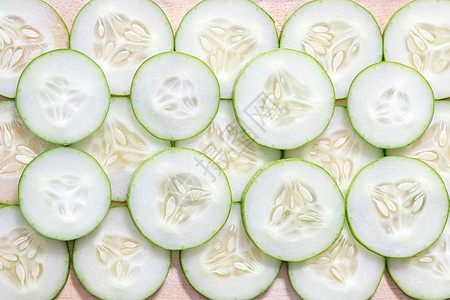 切片黄瓜沙拉食物收获团体蔬菜饮食工作室植物养分圆圈图片