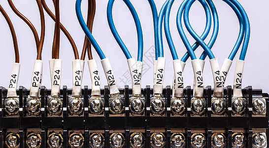 带电线的控制面板上市公司接线外壳活力安装力量自动化电压电缆电气图片