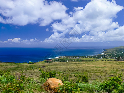 复活节岛 地貌 植被和海岸的自然性质海滩树木远足旅行海景荒野海岸线游客崇拜天空图片