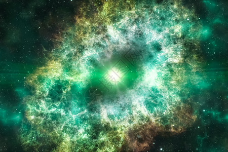 宇宙中的超新星爆炸 在气体云中星星新星黑洞天空摄影窄带辉光微光辉煌排放图片