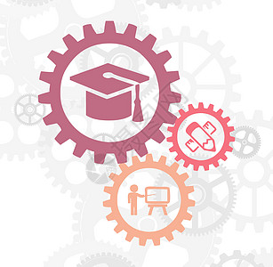 与齿轮相关的大学和工作工业教育剪贴画教育相关插图毕业文凭的教育理念博客解决方案工程蓝色按钮教学学习学生互联网技术图片