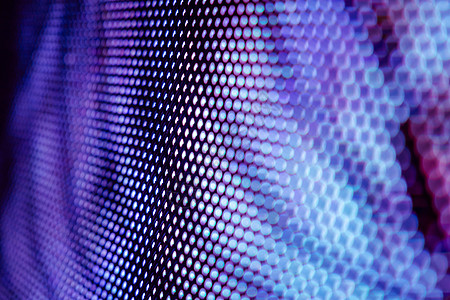 特写 LED 模糊屏幕  LED 软焦点背景 抽象背景设计的理想选择控制板投影仪坡度圆形电视墙贴片紫色展示视频技术图片