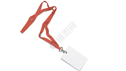 名片模板素材使用 Lanyard 模拟版顶端视图的 公司身份卡游戏背景