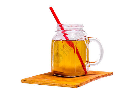 土制自制发酵的茶 准备饮用男人水果液体药品桌子蜂蜜玻璃美食瓶子生活图片