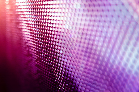 特写 LED 模糊屏幕  LED 软焦点背景 抽象背景设计的理想选择网格紫色展示技术电视视频坡度圆形控制板投影仪图片