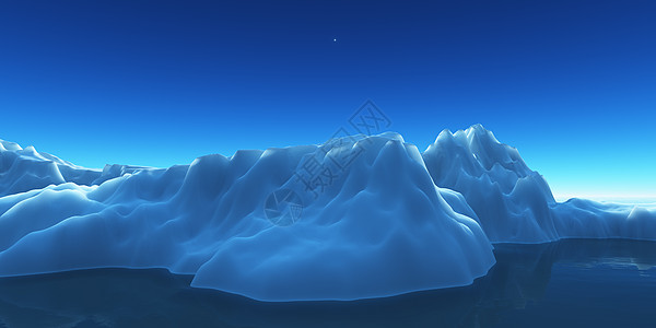 冰山上看到 3d 仁德冰景插图天空商业海洋生态旅行国家世界旅游图片