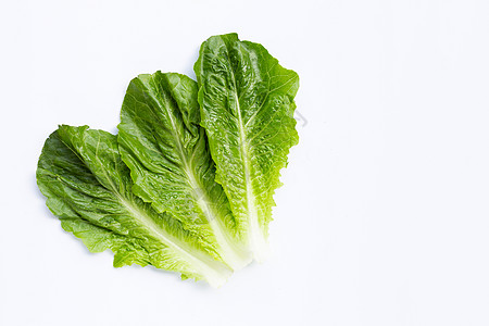 白色背景上孤立的新鲜罗马新生素美食芹菜市场芸苔叶子纤维青菜烹饪植物营养图片