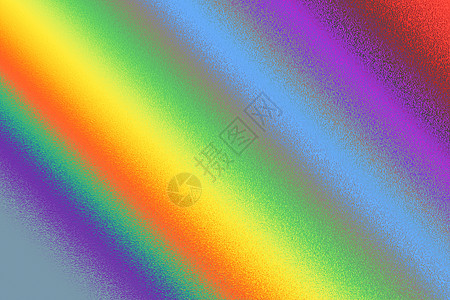 抽象七彩彩虹渐变手绘背景光谱水彩艺术墨水绿色调色板刷子混合物质感绘画背景