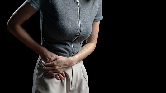 腹痛妇女 大肠子在女人身体上的照片 附录疼痛 保健概念以及阑尾炎肠子女孩卫生女性肠胃疾病癌症女士炎性图片