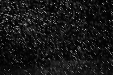 黑色背景上的水滴运动雨量火花流动露滴灌溉倾盆大雨溪流倒台飞溅图片