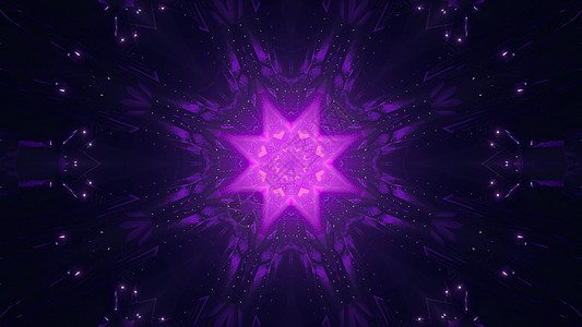 紫罗兰星形饰品 3D 它制作图案图片
