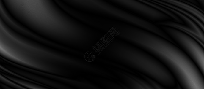 黑色织物背景与副本 spac曲线海报创造力插图墙纸波浪状横幅纺织品推介会材料图片
