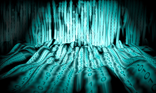 抽象二进制代码或语言空间科学蓝色安全电脑插图摘要虚拟屏幕文件背景图片