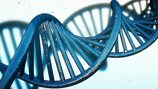 DNA链模型  3D渲染原子生物学遗传学基因分子科学药品代码公式健康图片