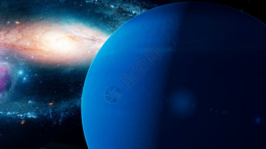 来自深空的海王星 3D成形过程科学乳白色地球流星卫星太阳勘探火星星际行星图片