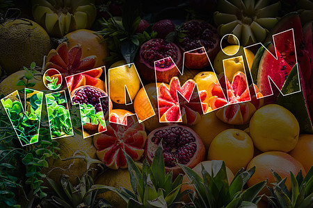 葡萄果 芒果 石榴 柠檬 甜瓜和西瓜柚子热带水果情调甜点橙子异国食物生活饮食图片