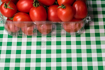选择性地关注熟熟的美味樱桃西红柿 特写草本植物饮食水果素食叶子食物蔬菜沙拉生产生长图片