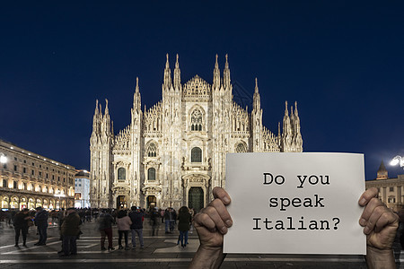 你会说意大利语吗?图片