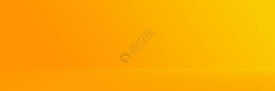 工作室背景抽象明亮的豪华橙色渐变水平工作室房间墙壁背景 用于展示产品广告网站模板框架报告插图地面太阳横幅海报小册子亚麻坡度图片