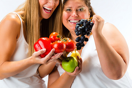 健康饮食     妇女 水果和蔬菜生物纤维活力女孩女孩们福利身体平衡维生素饮食图片