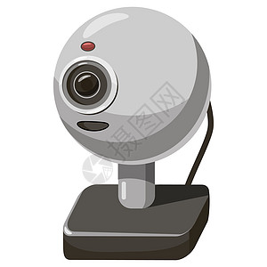 网络摄像头播送电缆视频会议圆圈网络监视卡通片商业电影图片