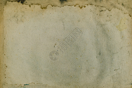 有水渍和粗糙边缘的老化纸文档教育变色床单古董学校手稿故事工艺羊皮纸图片