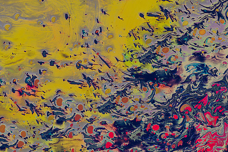 抽象 grunge 艺术背景纹理与彩色油漆飞溅光谱中风绘画脚凳水彩墨水彩虹纤维坡度刷子图片