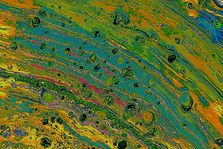 抽象 grunge 艺术背景纹理与彩色油漆飞溅墙纸装饰品液体水彩粮食染料纤维坡度技术光谱图片