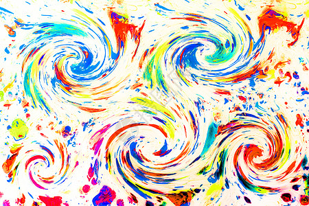 抽象 grunge 艺术背景纹理与彩色油漆飞溅坡度粮食绘画液体光谱大理石纤维中风刷子墨水图片